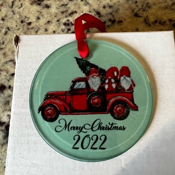 HANDMADE Glass Christmas Ornament. 2022 - Picture 1 of 2